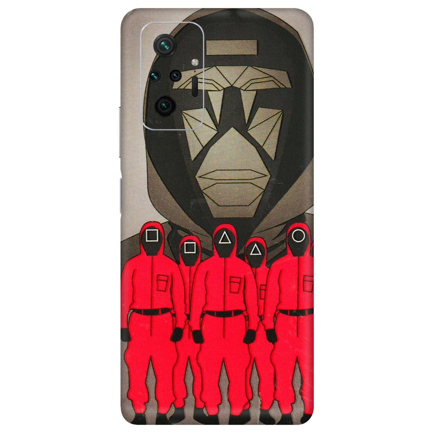 Xiaomi Redmi Phone Skins (All Models) - Squid Game Hero - 3D Embossed Finish (L-245) Redmi Note 10 Pro