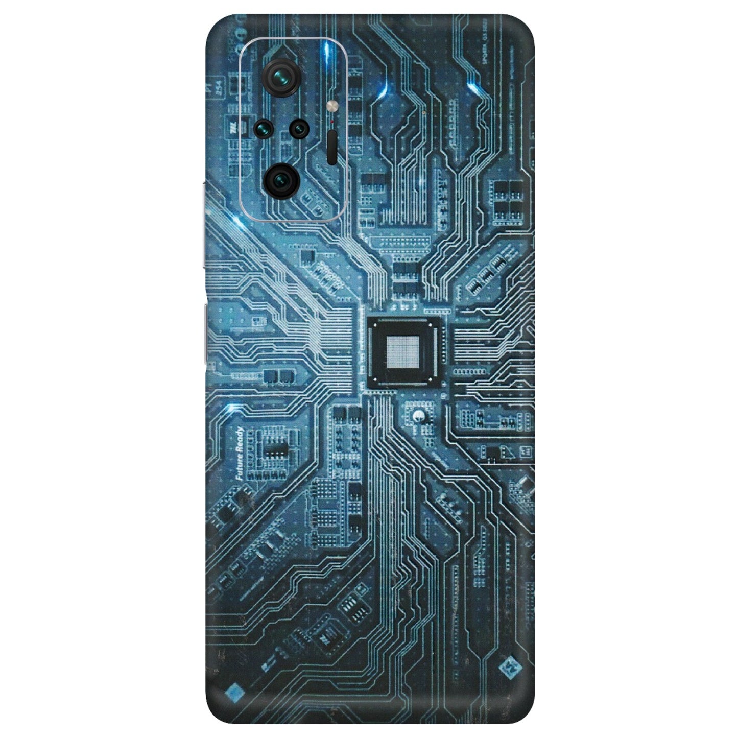 Xiaomi Redmi Phone Skins (All Models) - Original Circuit - 3D Embossed Finish (L-267) Redmi Note 10 Pro