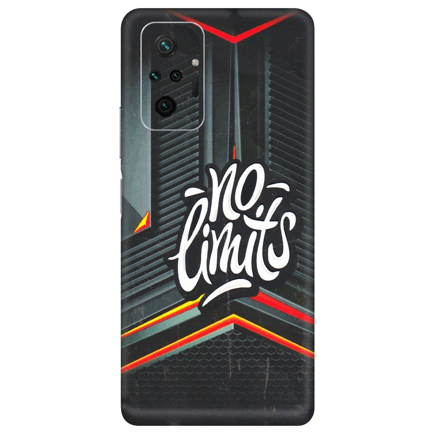 Xiaomi Redmi Phone Skins (All Models) - No Limits - 3D Embossed Finish (L-286) Redmi Note 10 Pro