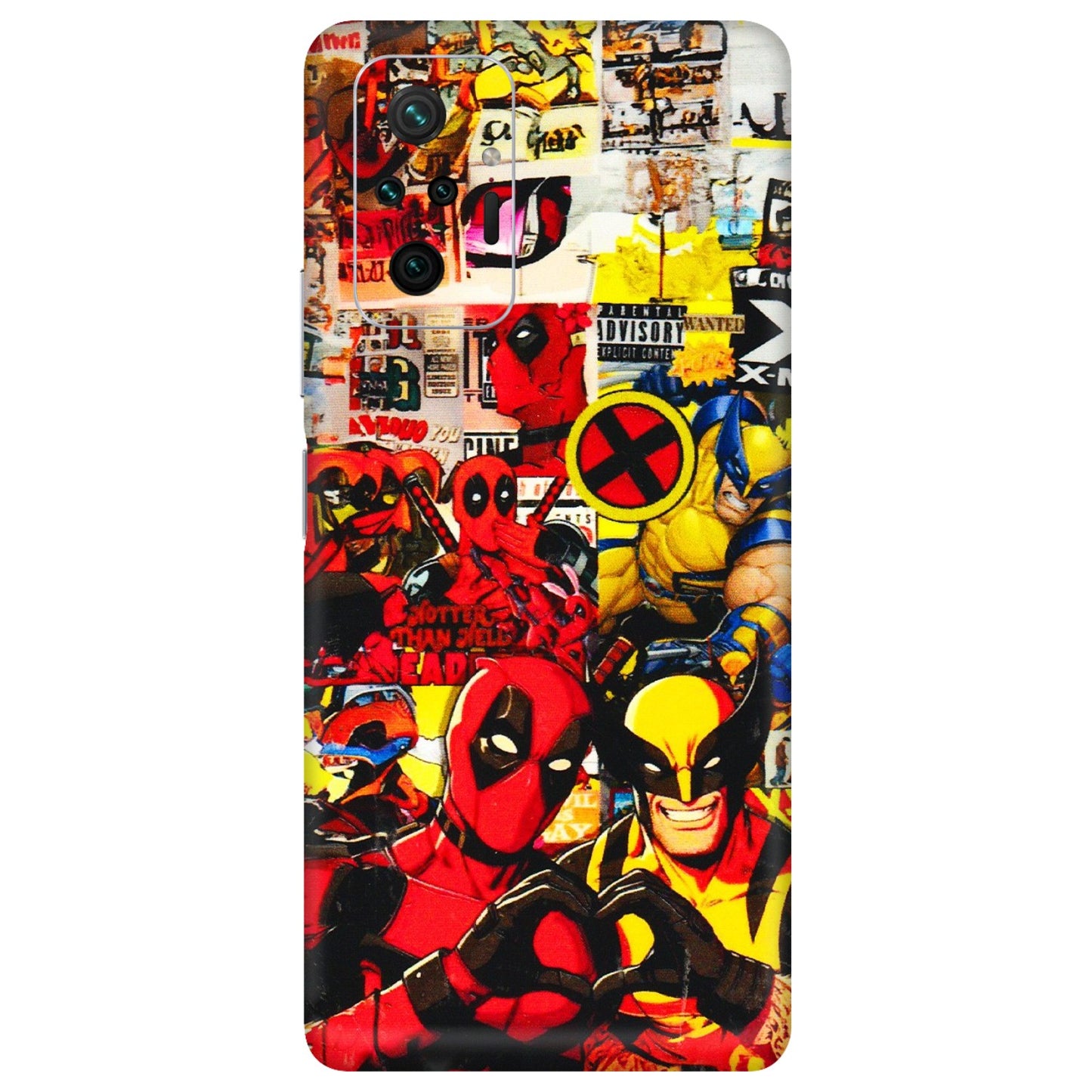 Xiaomi Redmi Phone Skins (All Models) - Spidy Wolverine - 3D Embossed Finish (L-310) Redmi Note 10 Pro
