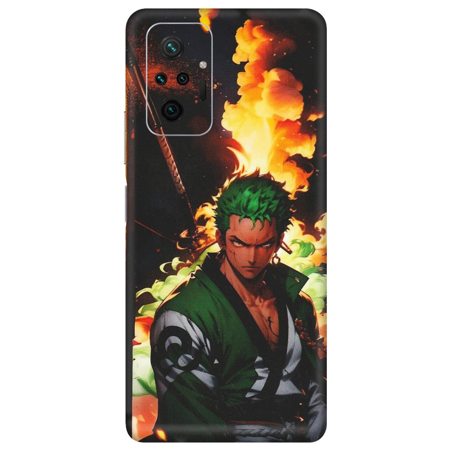 Xiaomi Redmi Phone Skins (All Models) - Roronoa Zoro - Matte Finish (M-102) Redmi Note 10 Pro