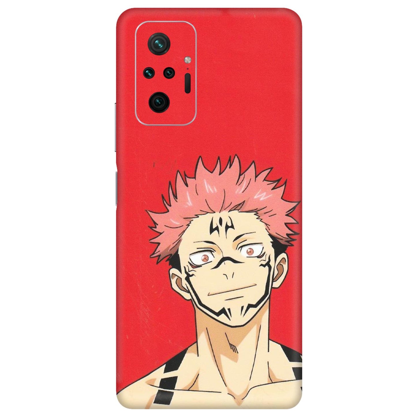 Xiaomi Redmi Phone Skins (All Models) - Ryomen Sukuna Fun Anime - Matte Finish (M-153) Redmi Note 10 Pro