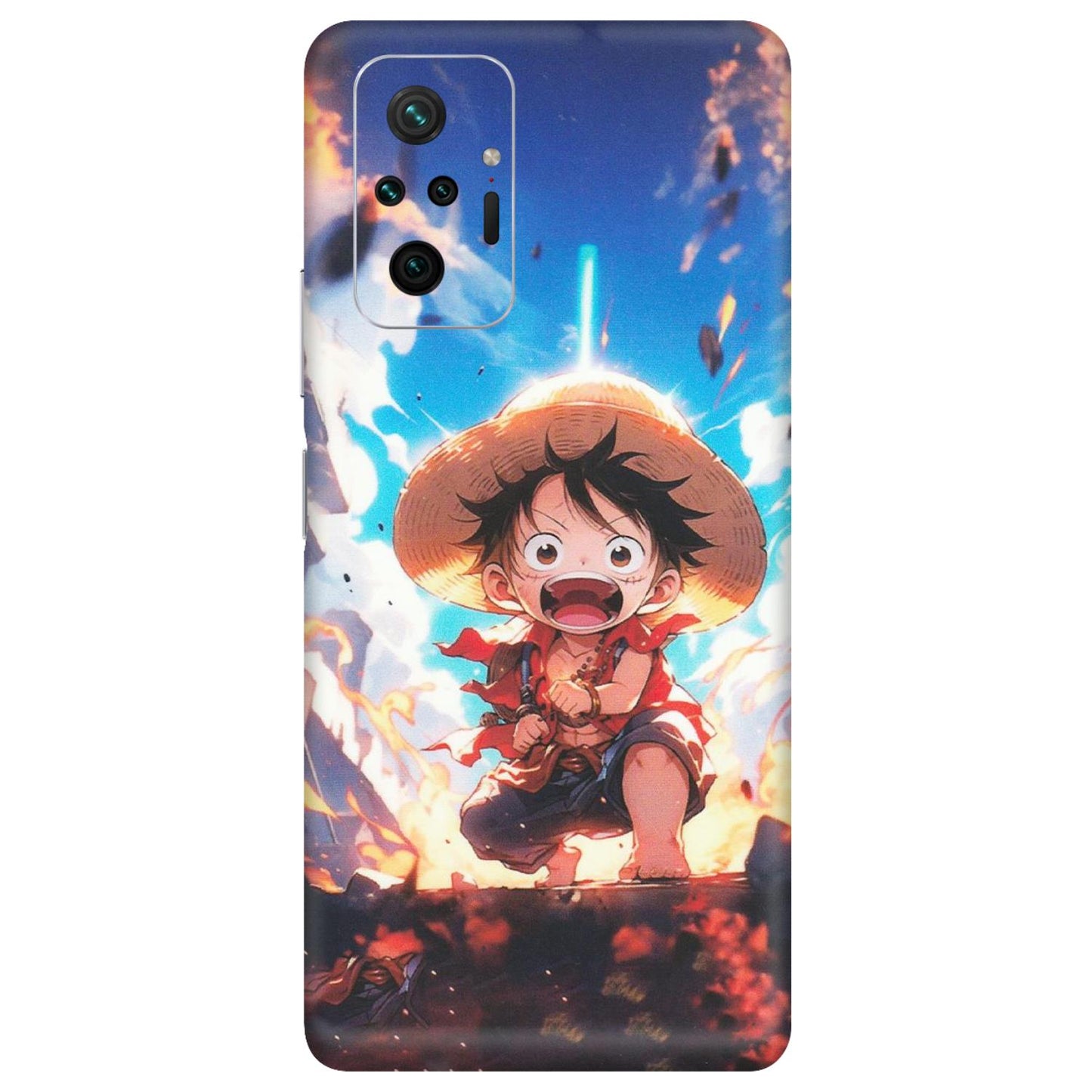 Xiaomi Redmi Phone Skins (All Models) - Toon One Piece Cute Character - Matte Finish (M-35) Redmi Note 10 Pro