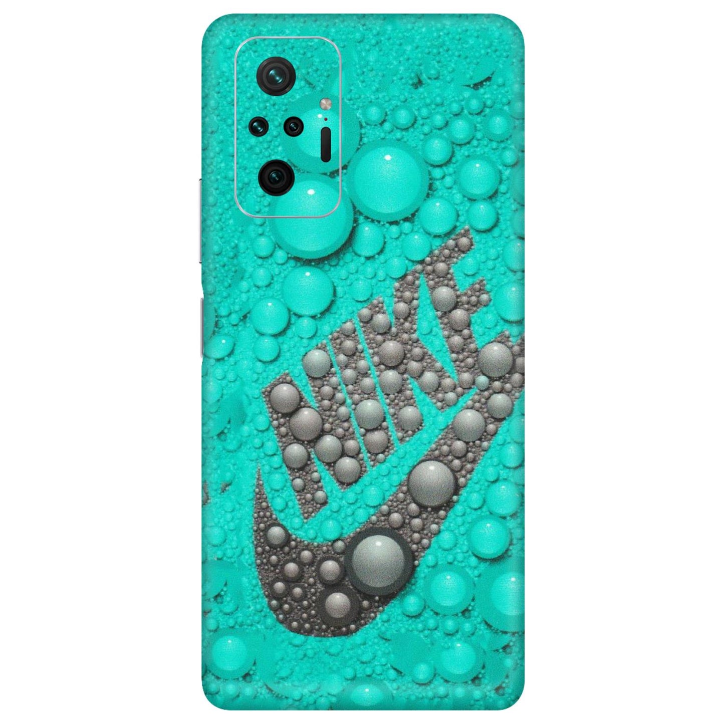 Xiaomi Redmi Phone Skins (All Models) - Shoe Brand Bubbles - Matte Finish (M-42) Redmi Note 10 Pro