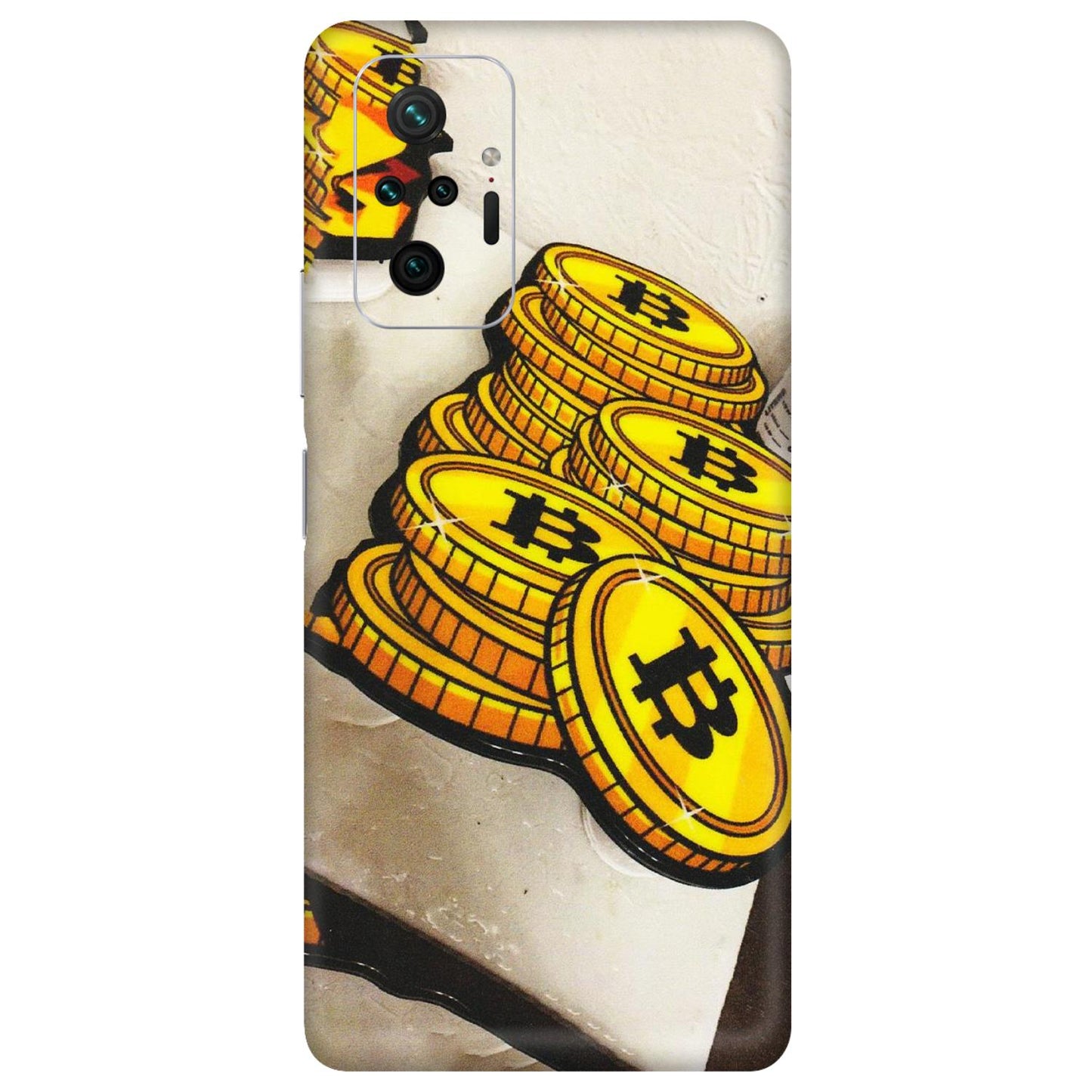 Xiaomi Redmi Phone Skins (All Models) - Billionaire Bitcoin Collection - Matte Finish (M-92) Redmi Note 10 Pro