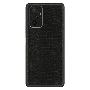 Xiaomi Redmi Phone Skins (All Models) - Snake Leather Black - 3D Embossed Finish (L-107) Redmi Note 10 Pro Max