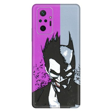 Xiaomi Redmi Phone Skins (All Models) - Batman & Joker - 3D Embossed Finish (L-143) Redmi Note 10 Pro Max