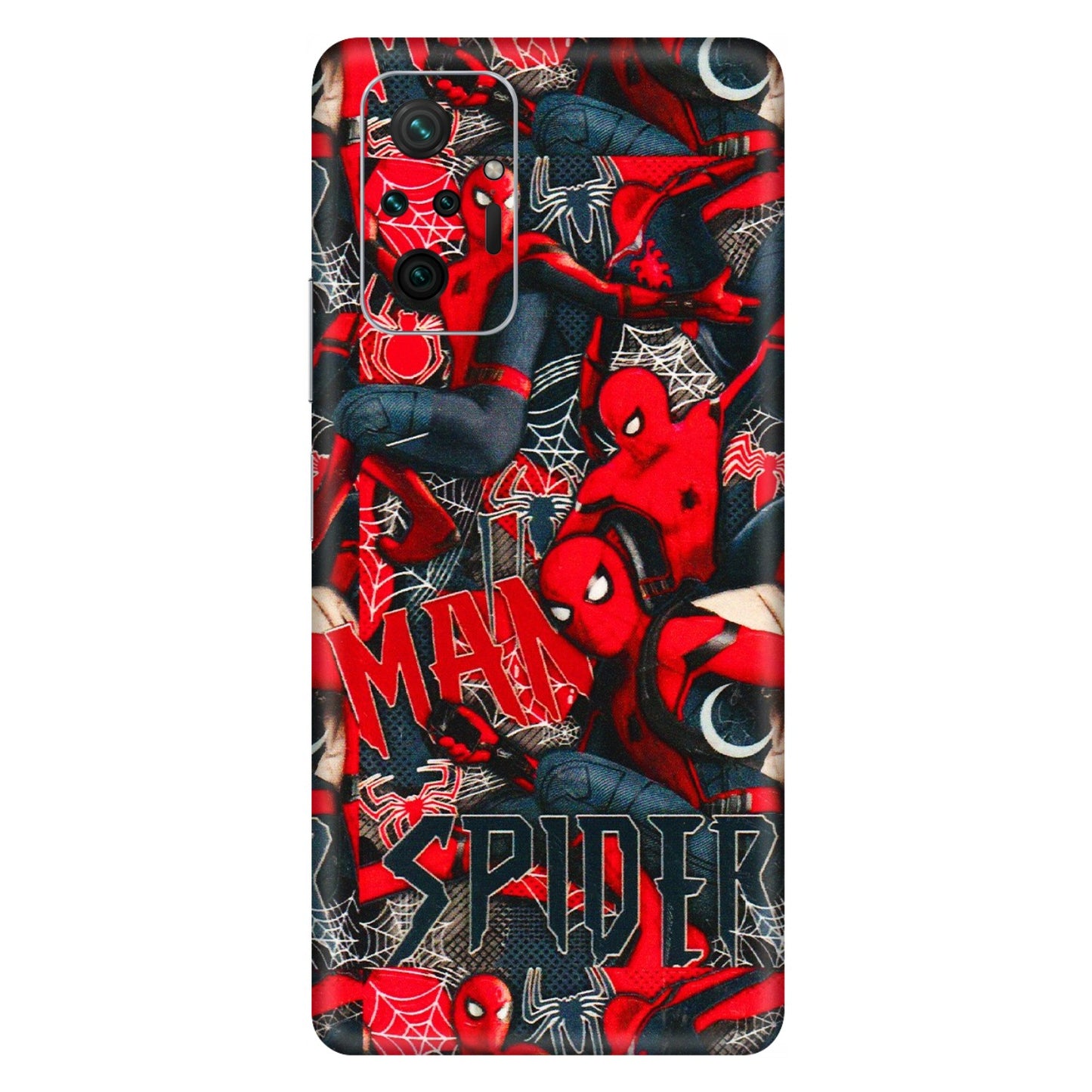 Xiaomi Redmi Phone Skins (All Models) - SpiderMan Cool - 3D Embossed Finish (L-188) Redmi Note 10 Pro Max