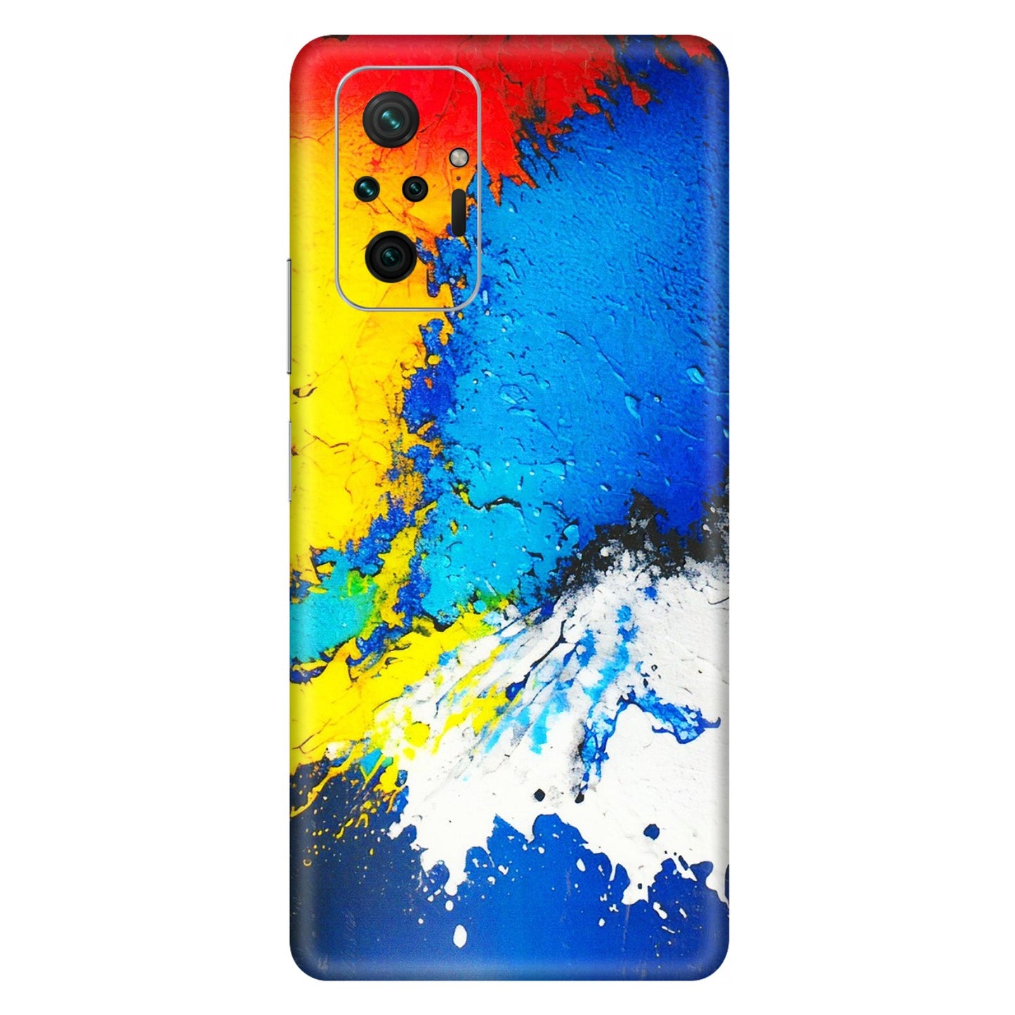 Xiaomi Redmi Phone Skins (All Models) - Acrylic Paint Spill - 3D Embossed Finish (L-229) Redmi Note 10 Pro Max