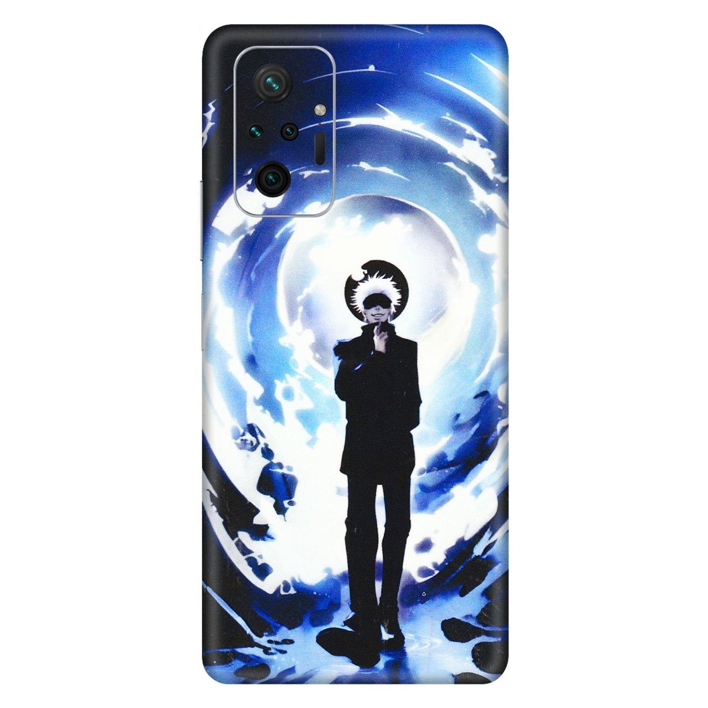 Xiaomi Redmi Phone Skins (All Models) - Satoru Gojo Dark Blue - 3D Embossed Finish (L-235) Redmi Note 10 Pro Max