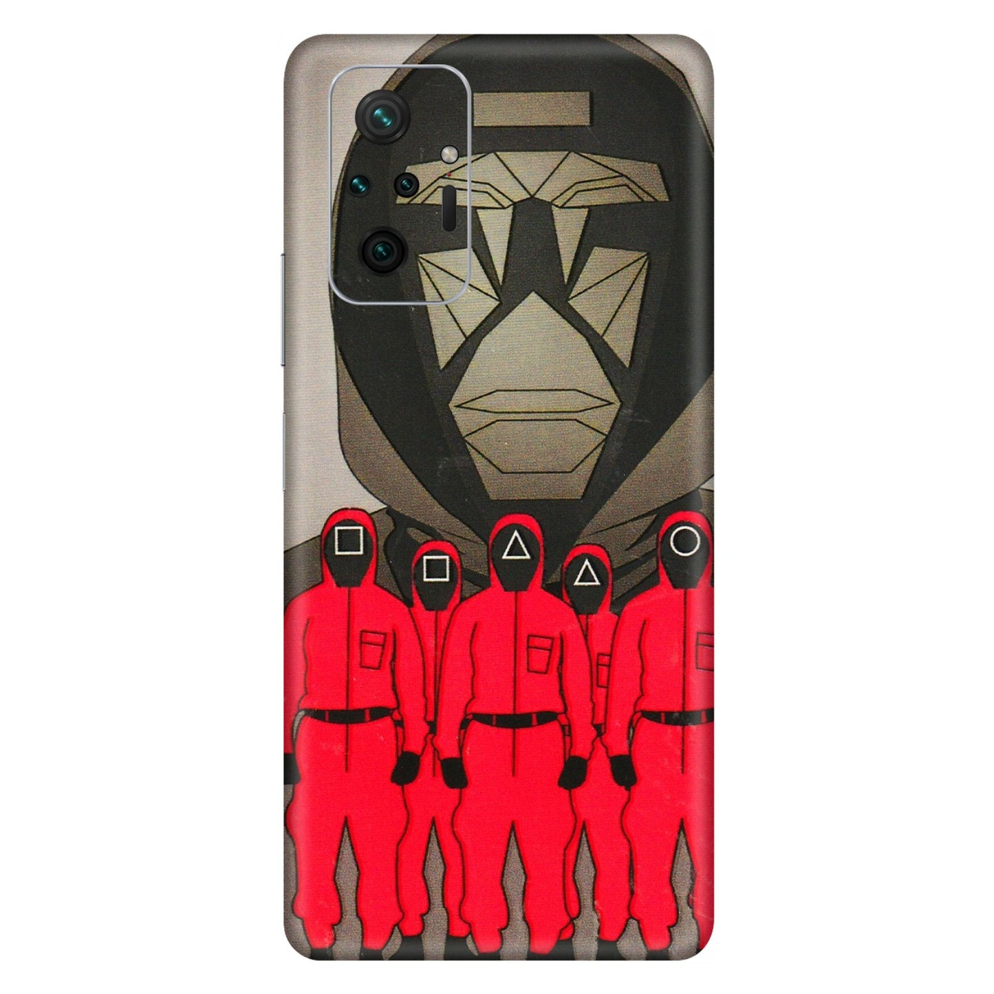 Xiaomi Redmi Phone Skins (All Models) - Squid Game Hero - 3D Embossed Finish (L-245) Redmi Note 10 Pro Max