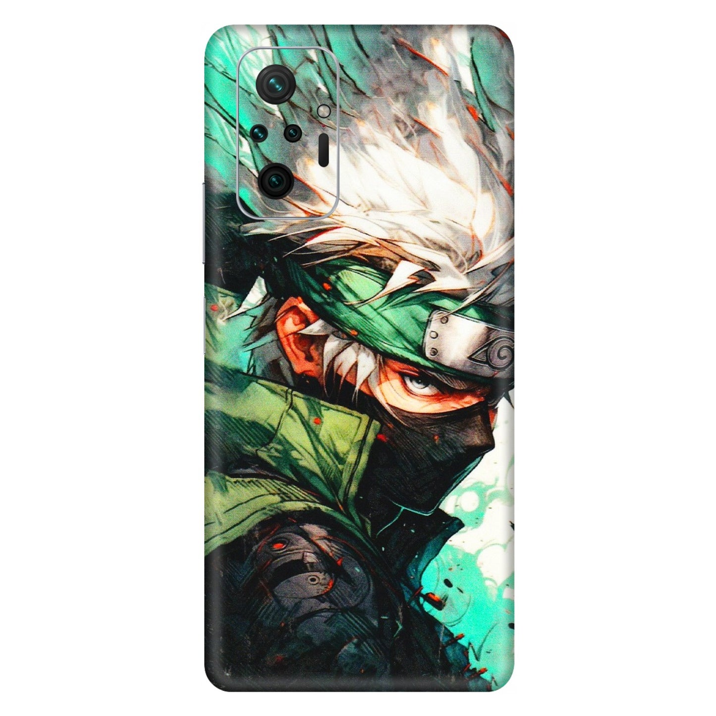 Xiaomi Redmi Phone Skins (All Models) - Kakashi Side Profile - 3D Embossed Finish (L-249) Redmi Note 10 Pro Max