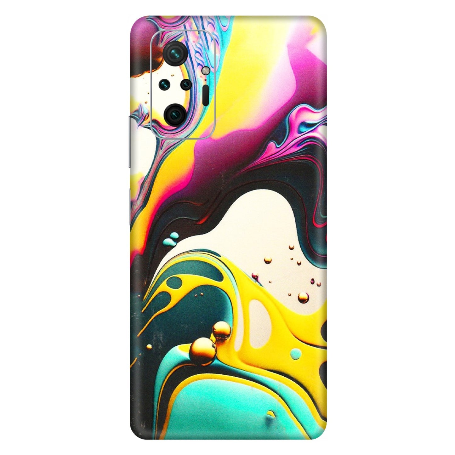 Xiaomi Redmi Phone Skins (All Models) - Multicolor Abstract pattern - 3D Embossed Finish (L-254) Redmi Note 10 Pro Max