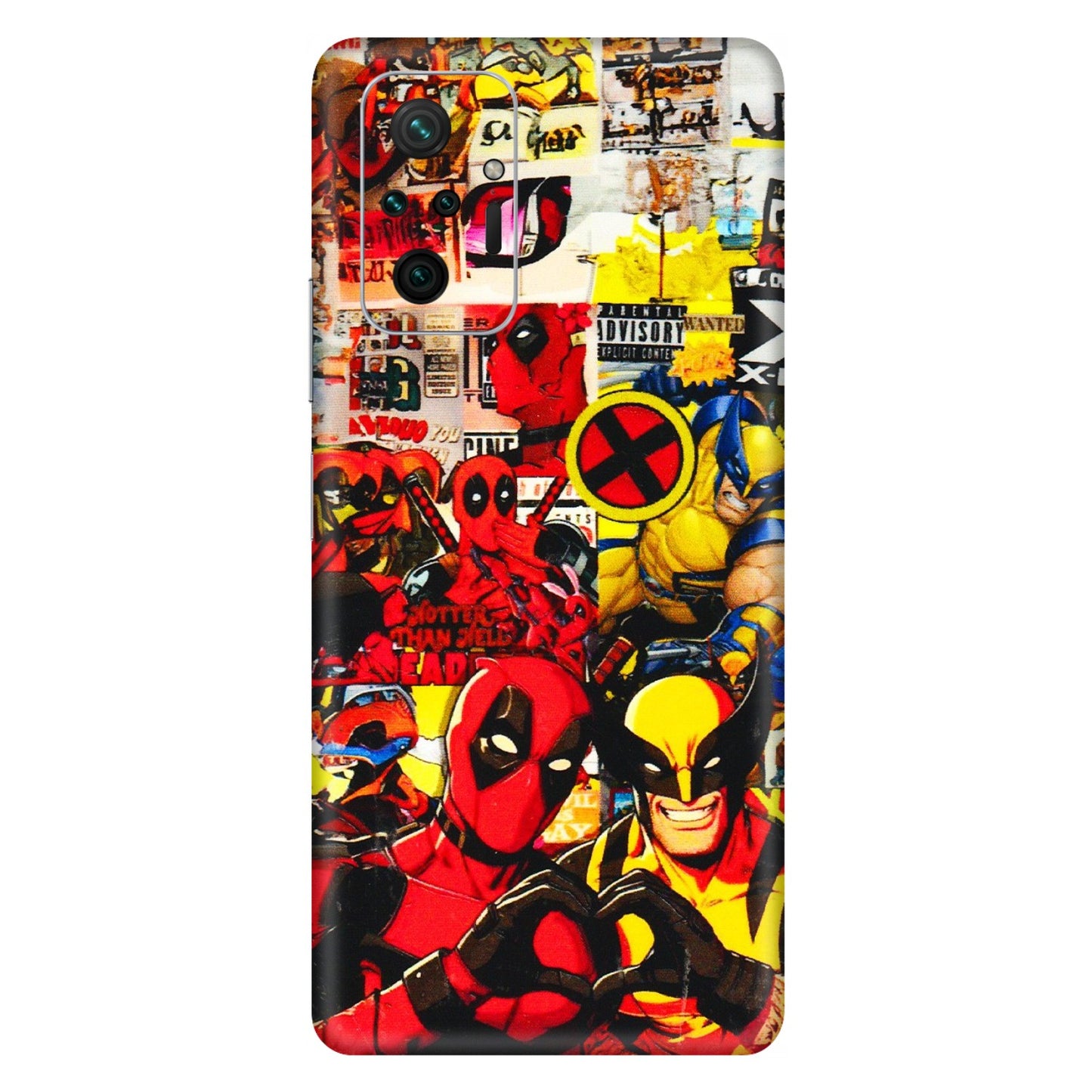 Xiaomi Redmi Phone Skins (All Models) - Spidy Wolverine - 3D Embossed Finish (L-310) Redmi Note 10 Pro Max