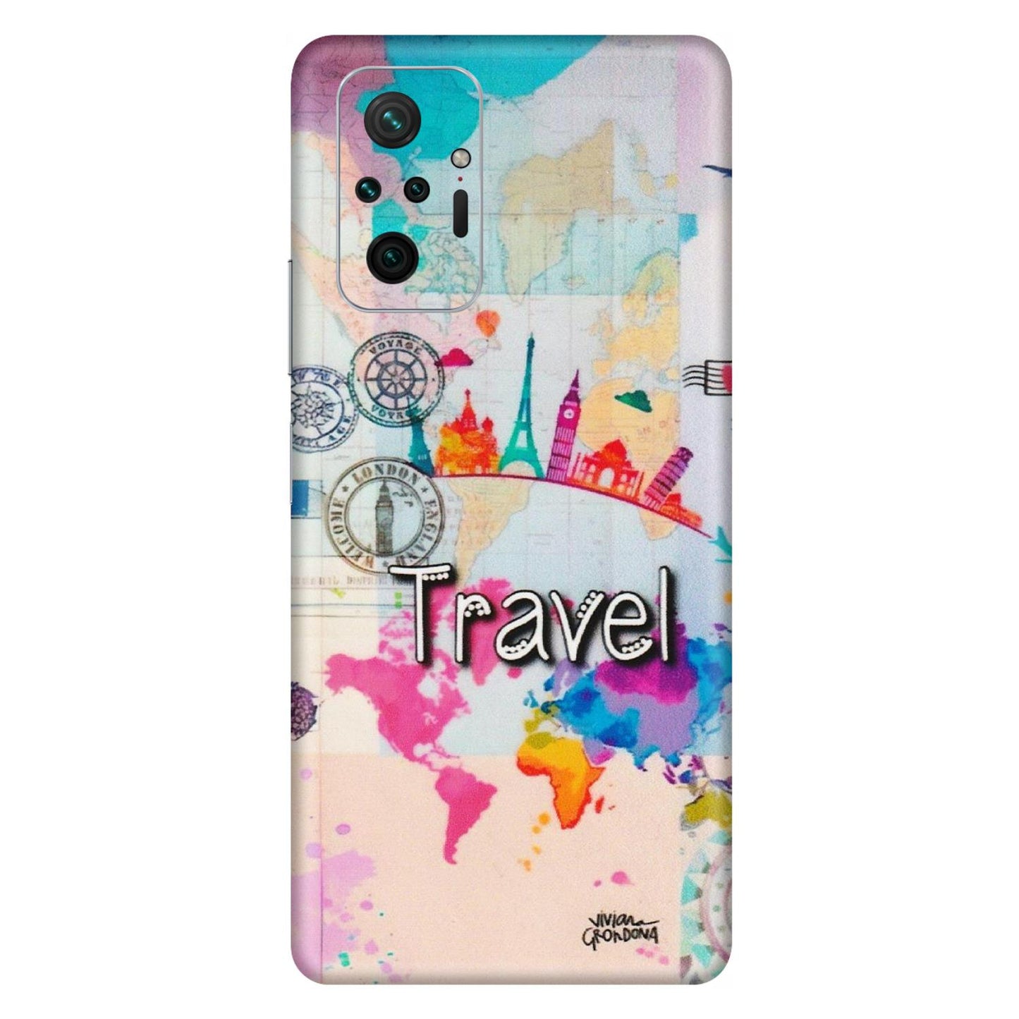 Xiaomi Redmi Phone Skins (All Models) - Travel The Wonders - Matte Finish (M-108) Redmi Note 10 Pro Max