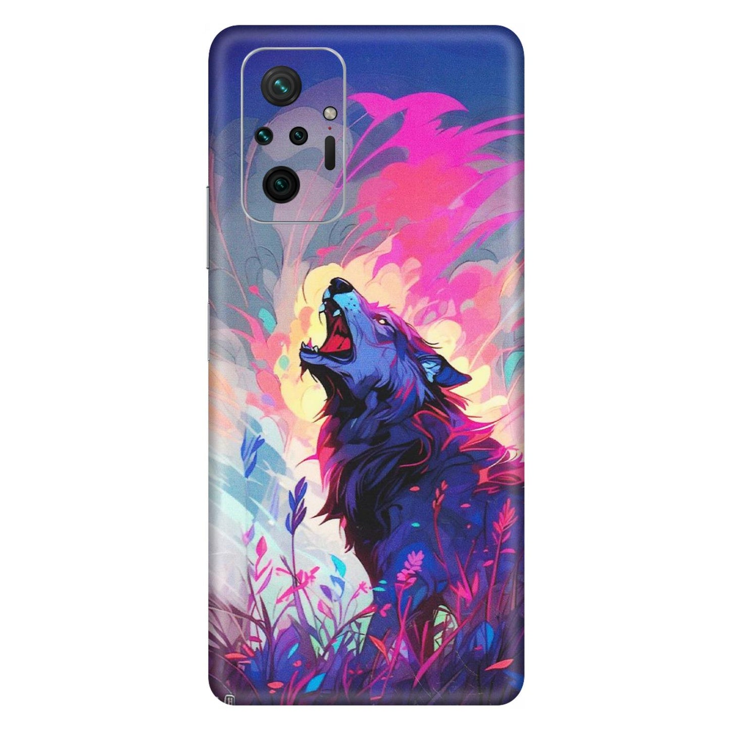 Xiaomi Redmi Phone Skins (All Models) - New Wild Wolf Abstract - Matte Finish (M-125) Redmi Note 10 Pro Max