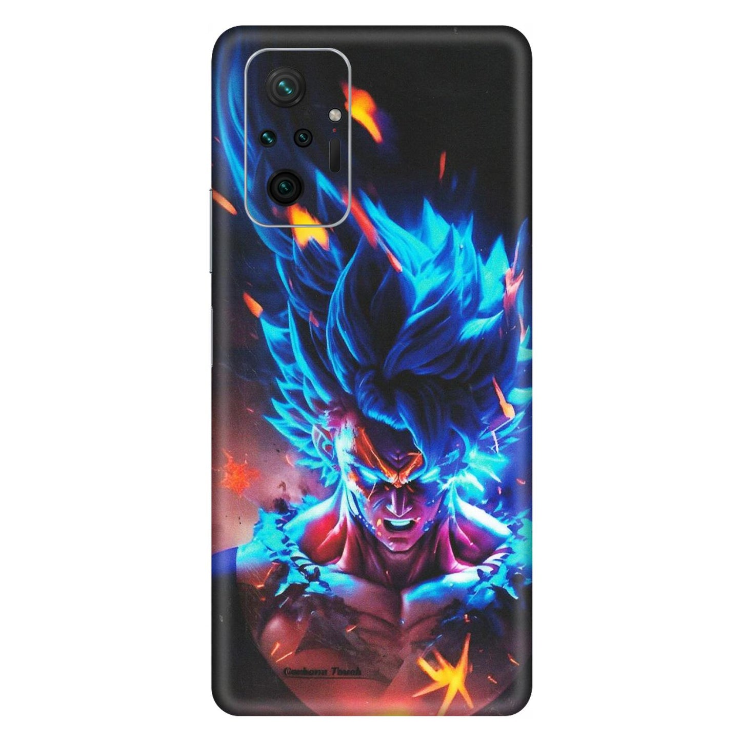 Xiaomi Redmi Phone Skins (All Models) - Angry Goku Dragon Ball Anime - Matte Finish (M-150) Redmi Note 10 Pro Max