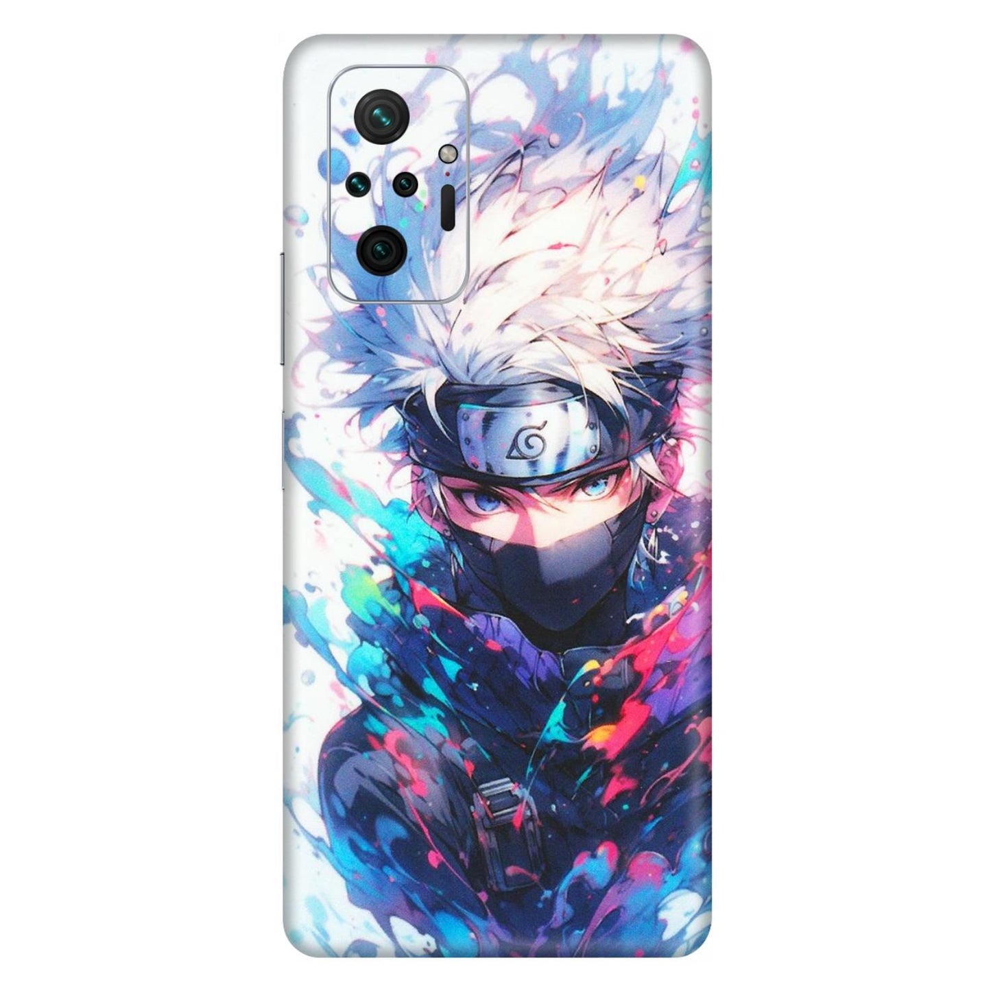 Xiaomi Redmi Phone Skins (All Models) - Naruto Face Mask - Matte Finish (M-03) Redmi Note 10 Pro Max