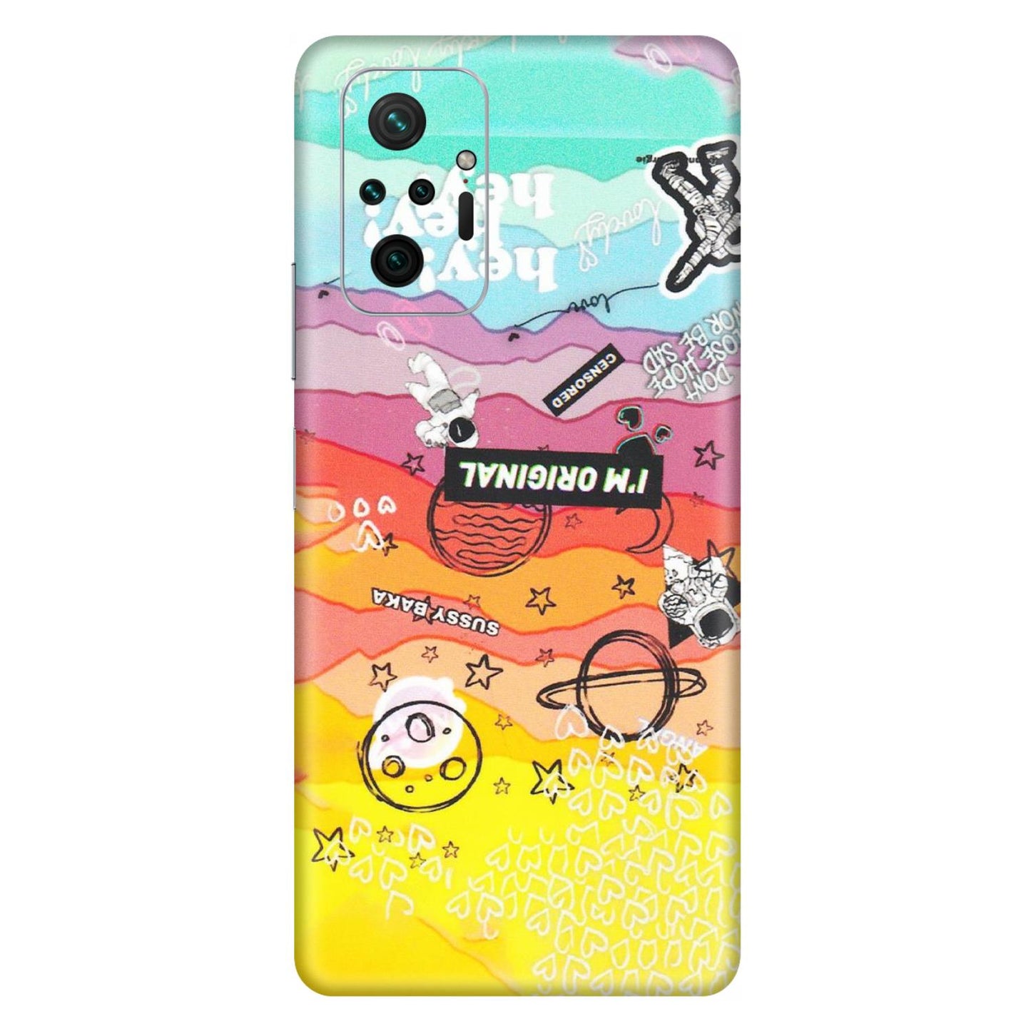 Xiaomi Redmi Phone Skins (All Models) - The Original Astronaut - Matte Finish (M-79) Redmi Note 10 Pro Max