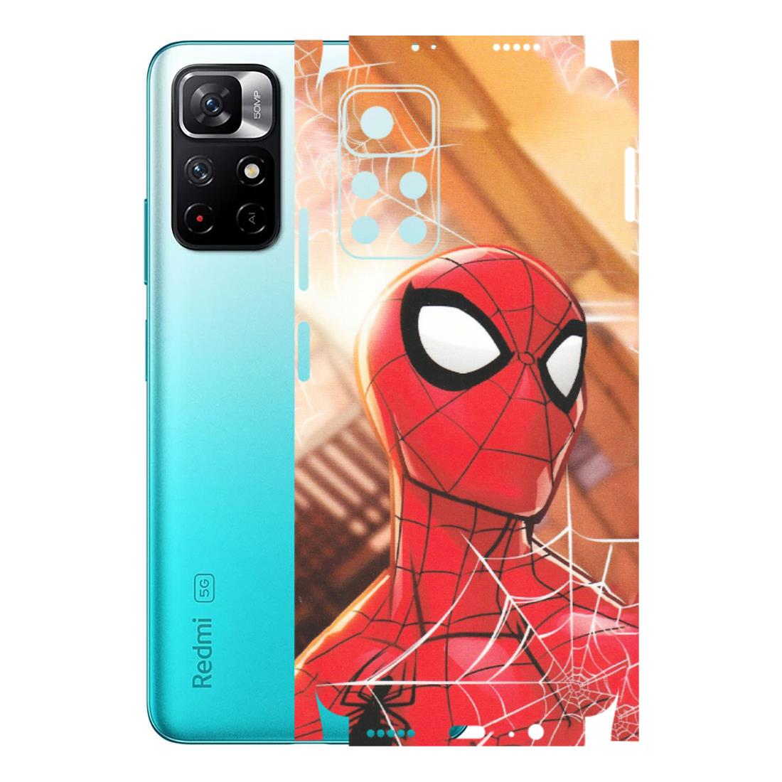 Xiaomi Redmi Phone Skins (All Models) - Spiderman Face New - Matte Finish (M-41) Redmi Note 11T 5G