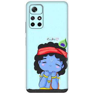Xiaomi Redmi Phone Skins (All Models) - Radhe Radhe Cute Toon - 3D Embossed Finish (L-05) Redmi Note 11T 5G