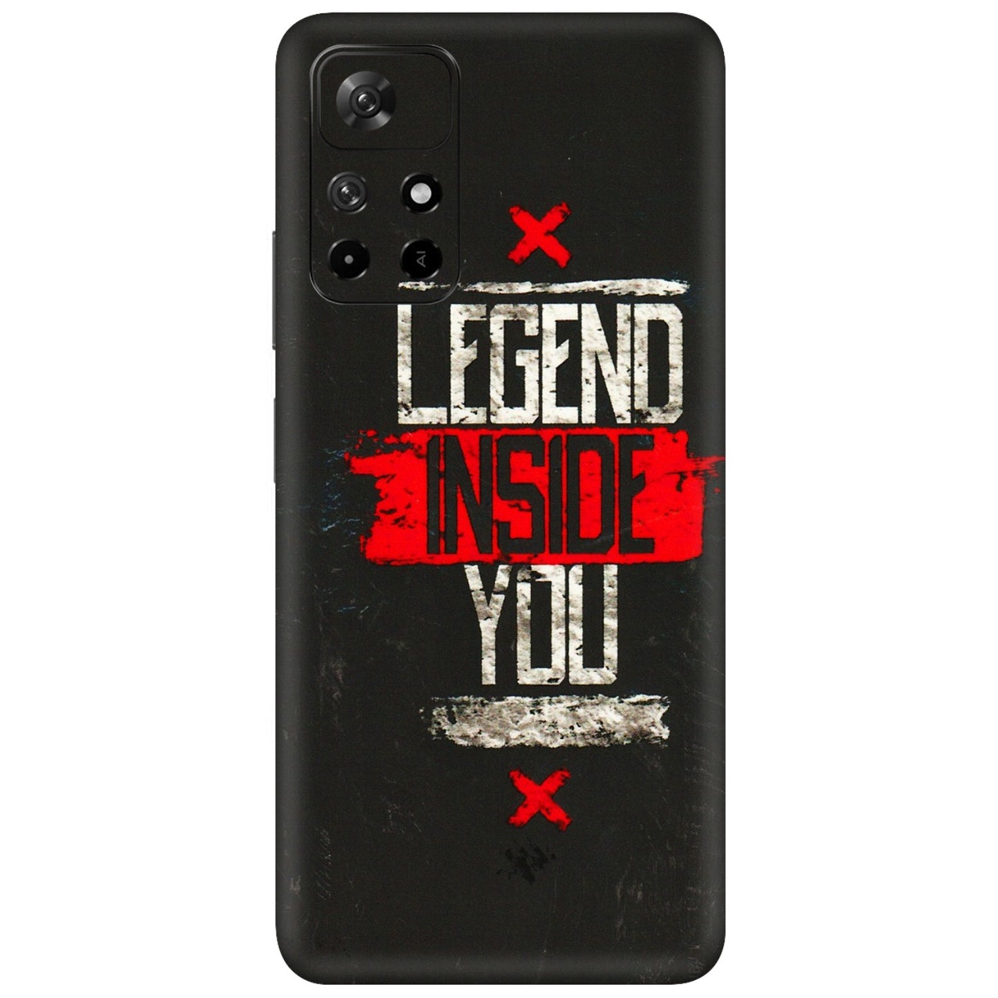 Xiaomi Redmi Phone Skins (All Models) - Legend Inside You - 3D Embossed Finish (L-186) Redmi Note 11T 5G