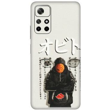 Xiaomi Redmi Phone Skins (All Models) - Obito Anime Eye - 3D Embossed Finish (L-19) Redmi Note 11T 5G