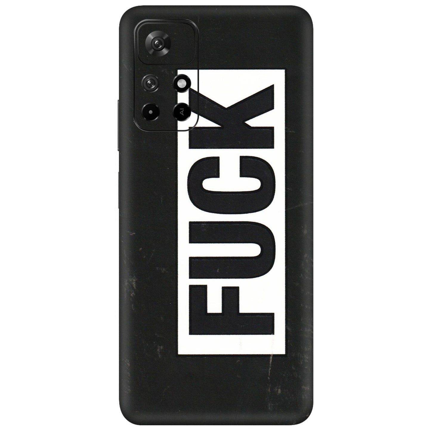 Xiaomi Redmi Phone Skins (All Models) - The F Word - 3D Embossed Finish (L-255) Redmi Note 11T 5G