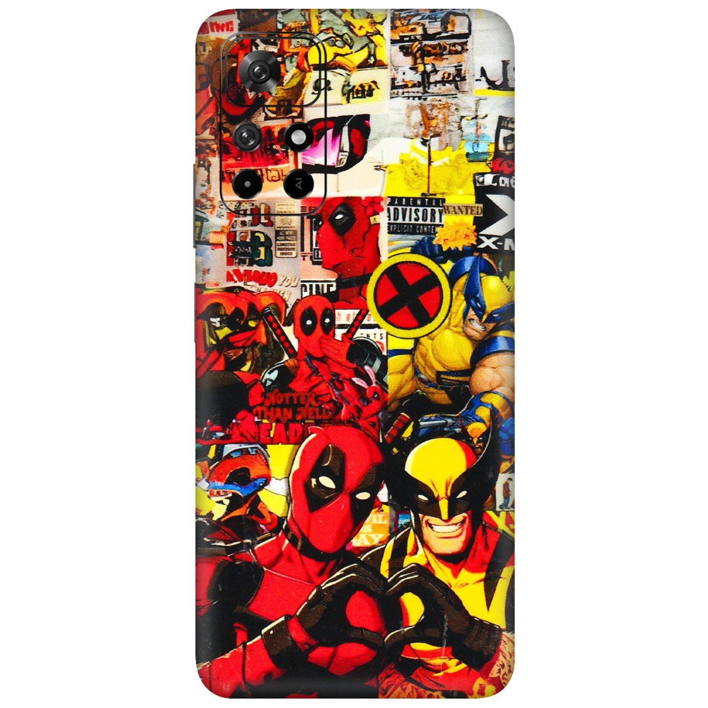 Xiaomi Redmi Phone Skins (All Models) - Spidy Wolverine - 3D Embossed Finish (L-310) Redmi Note 11T 5G