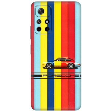 Xiaomi Redmi Phone Skins (All Models) - Multicolour Porche - 3D Embossed Finish (L-39) Redmi Note 11T 5G