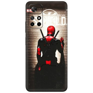 Xiaomi Redmi Phone Skins (All Models) - Deadpool - 3D Embossed Finish (L-56) Redmi Note 11T 5G