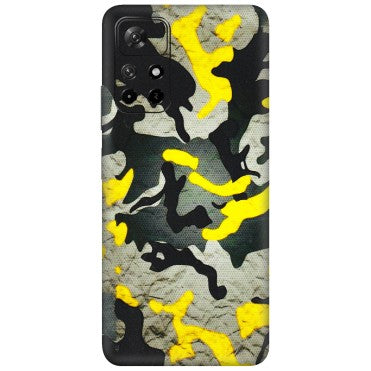 Xiaomi Redmi Phone Skins (All Models) - Yellow Camouflage - 3D Embossed Finish (L-61) Redmi Note 11T 5G