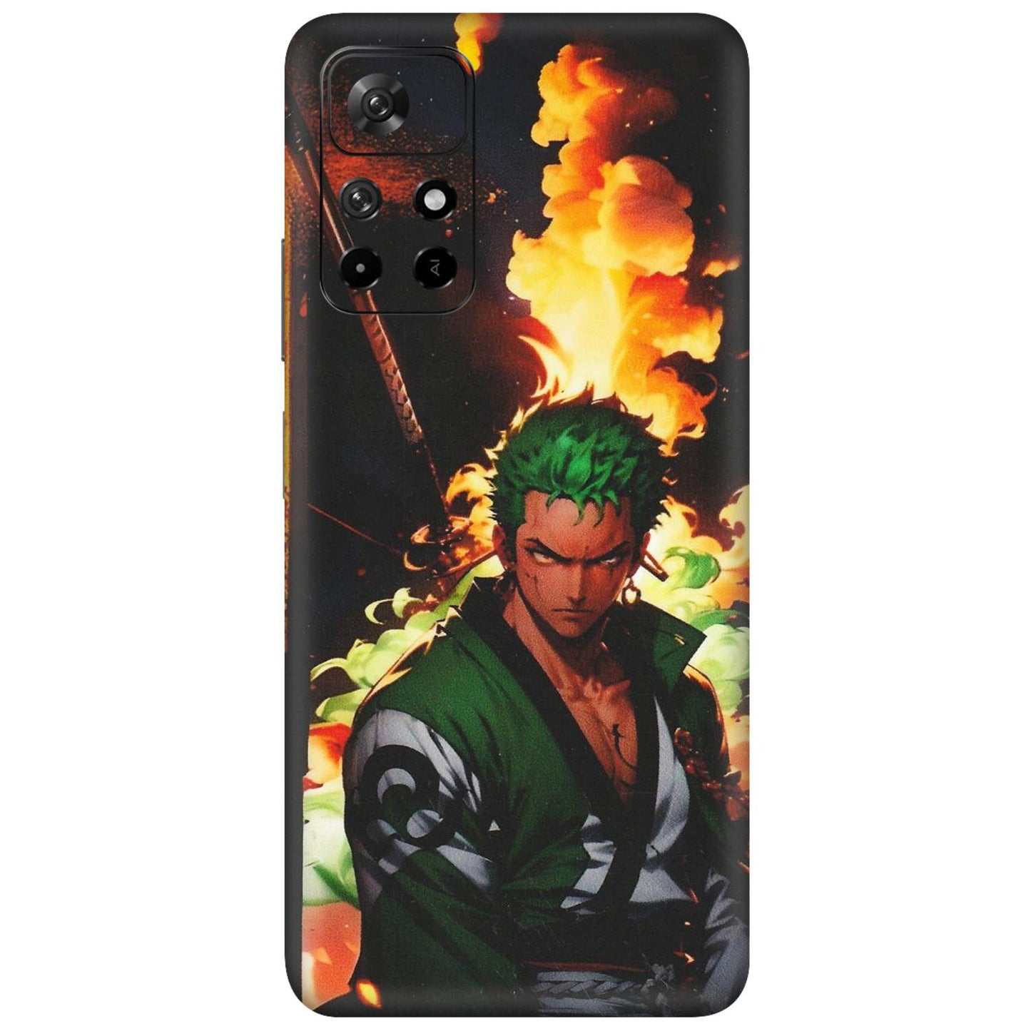 Xiaomi Redmi Phone Skins (All Models) - Roronoa Zoro - Matte Finish (M-102) Redmi Note 11T 5G