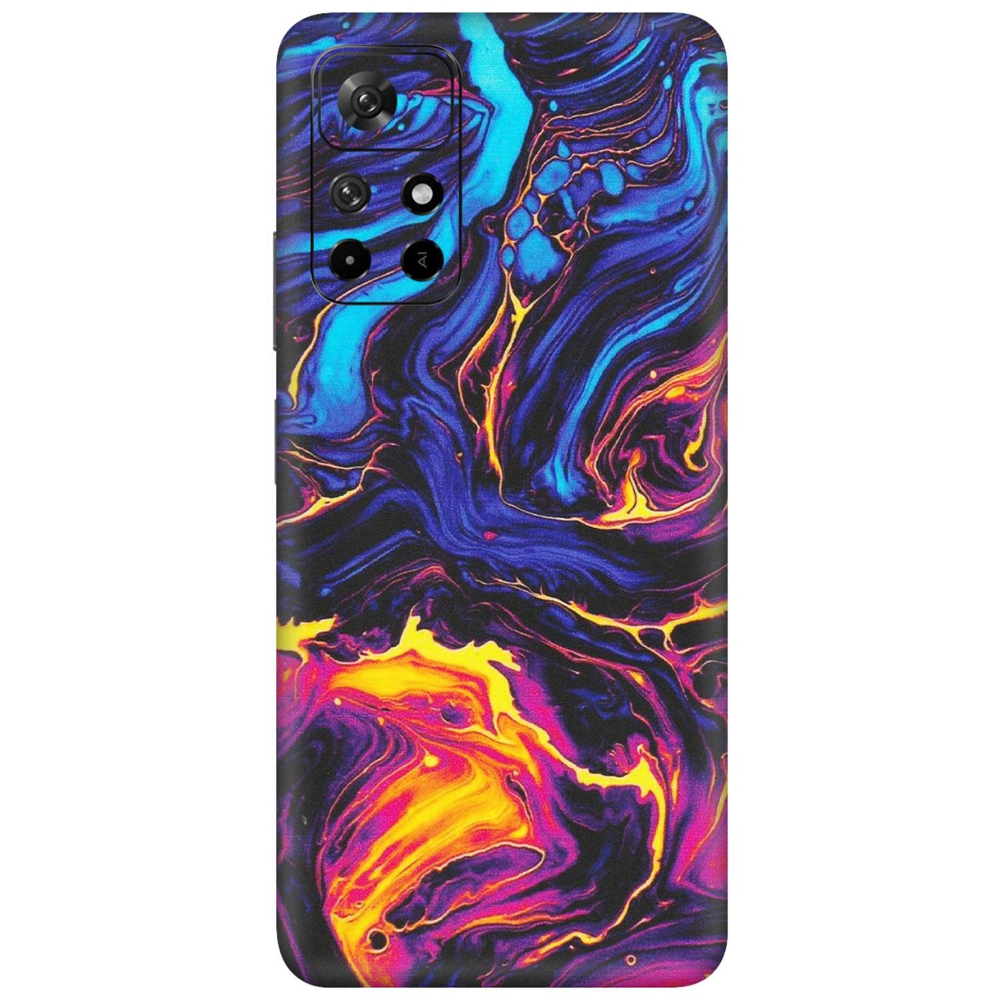 Xiaomi Redmi Phone Skins (All Models) - Abstract Paint Classy - Matte Finish (M-15) Redmi Note 11T 5G