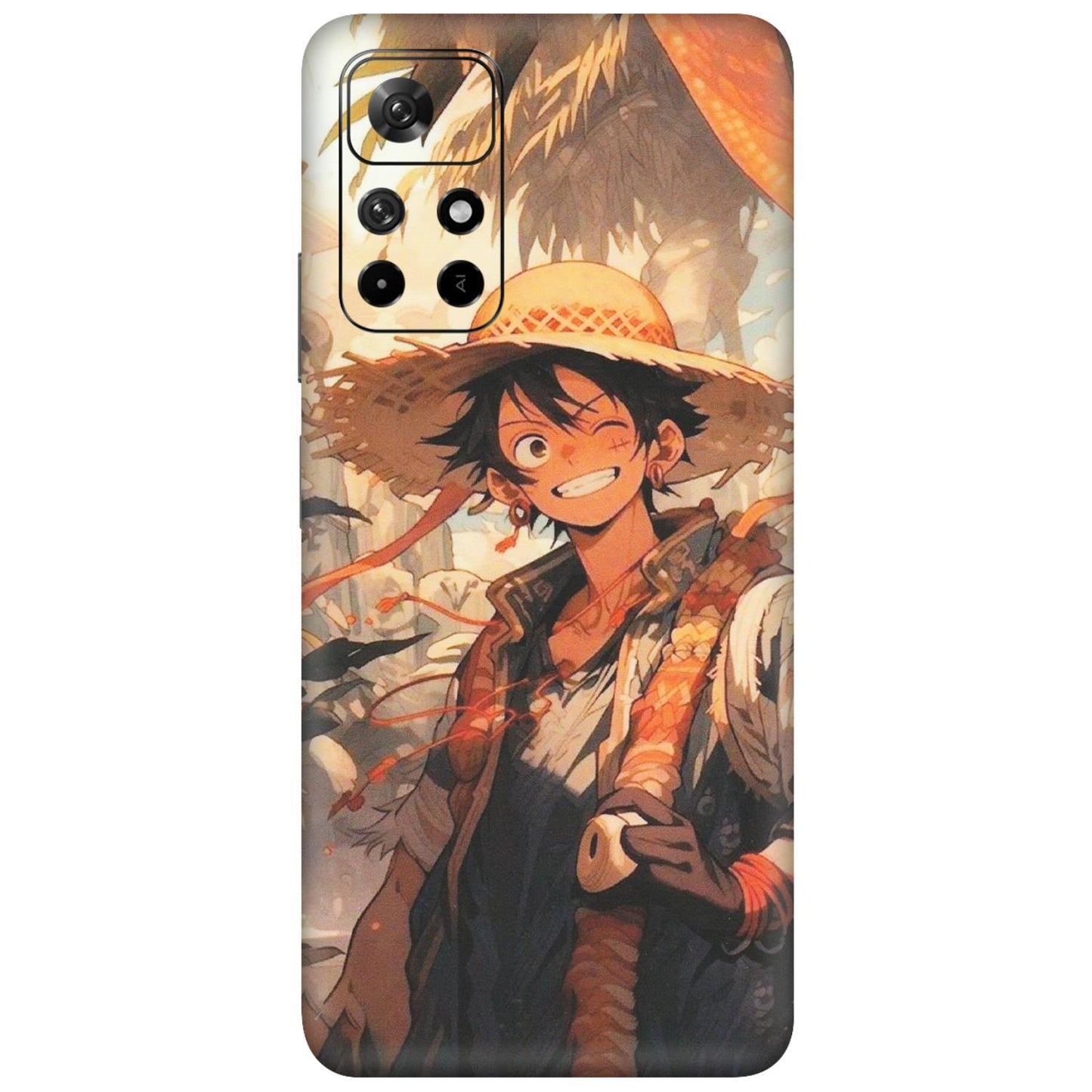 Xiaomi Redmi Phone Skins (All Models) - Anime Character Smile - Matte Finish (M-33) Redmi Note 11T 5G