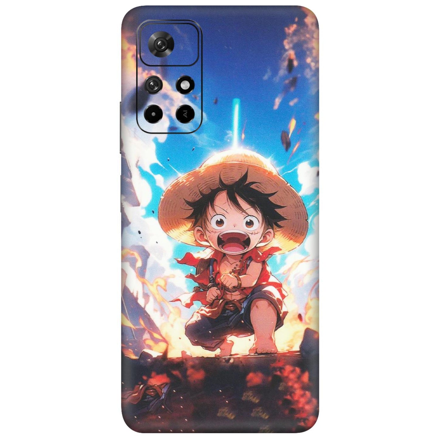 Xiaomi Redmi Phone Skins (All Models) - Toon One Piece Cute Character - Matte Finish (M-35) Redmi Note 11T 5G