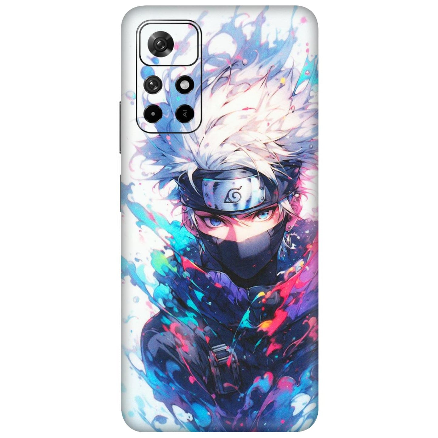 Xiaomi Redmi Phone Skins (All Models) - Naruto Face Mask - Matte Finish (M-03) Redmi Note 11T 5G