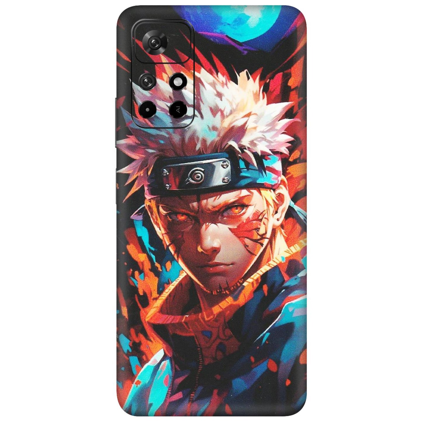 Xiaomi Redmi Phone Skins (All Models) - Anime Ferocious Character - Matte Finish (M-44) Redmi Note 11T 5G