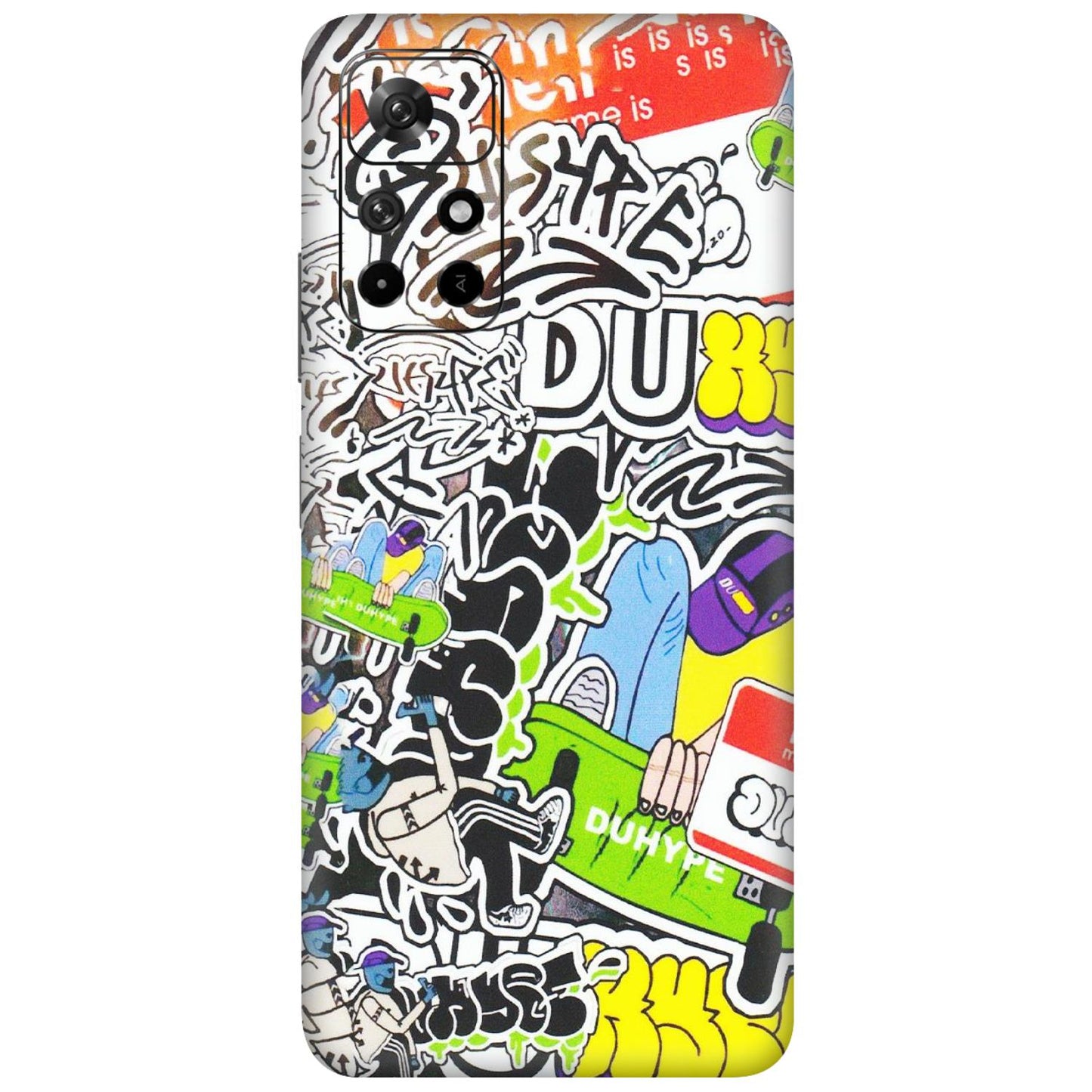Xiaomi Redmi Phone Skins (All Models) - Dope Graffiti - Matte Finish (M-61) Redmi Note 11T 5G