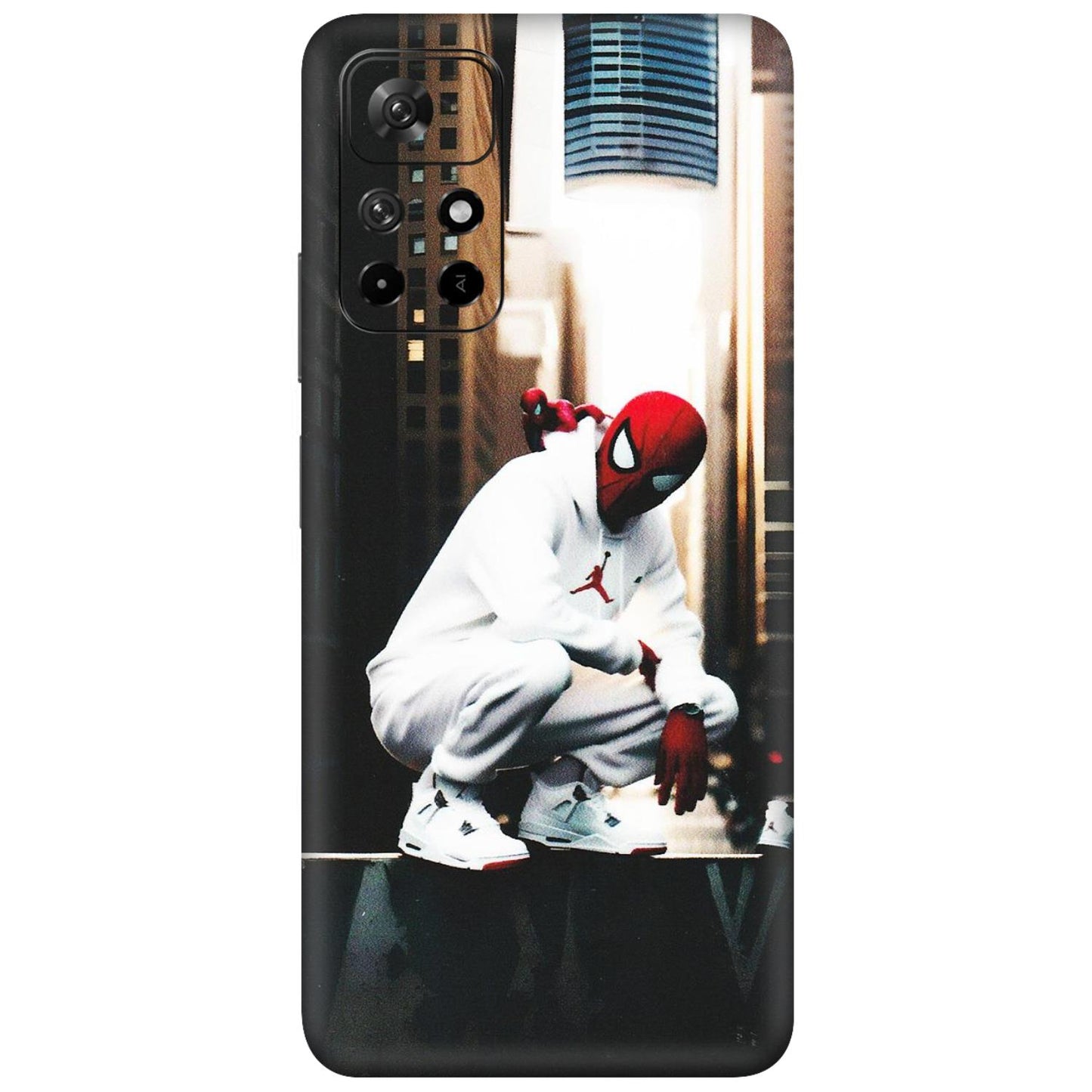 Xiaomi Redmi Phone Skins (All Models) - Sportsman Spider Man - Matte Finish (M-94) Redmi Note 11T 5G