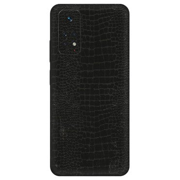 Xiaomi Redmi Phone Skins (All Models) - Snake Leather Black - 3D Embossed Finish (L-107) Redmi Note 11