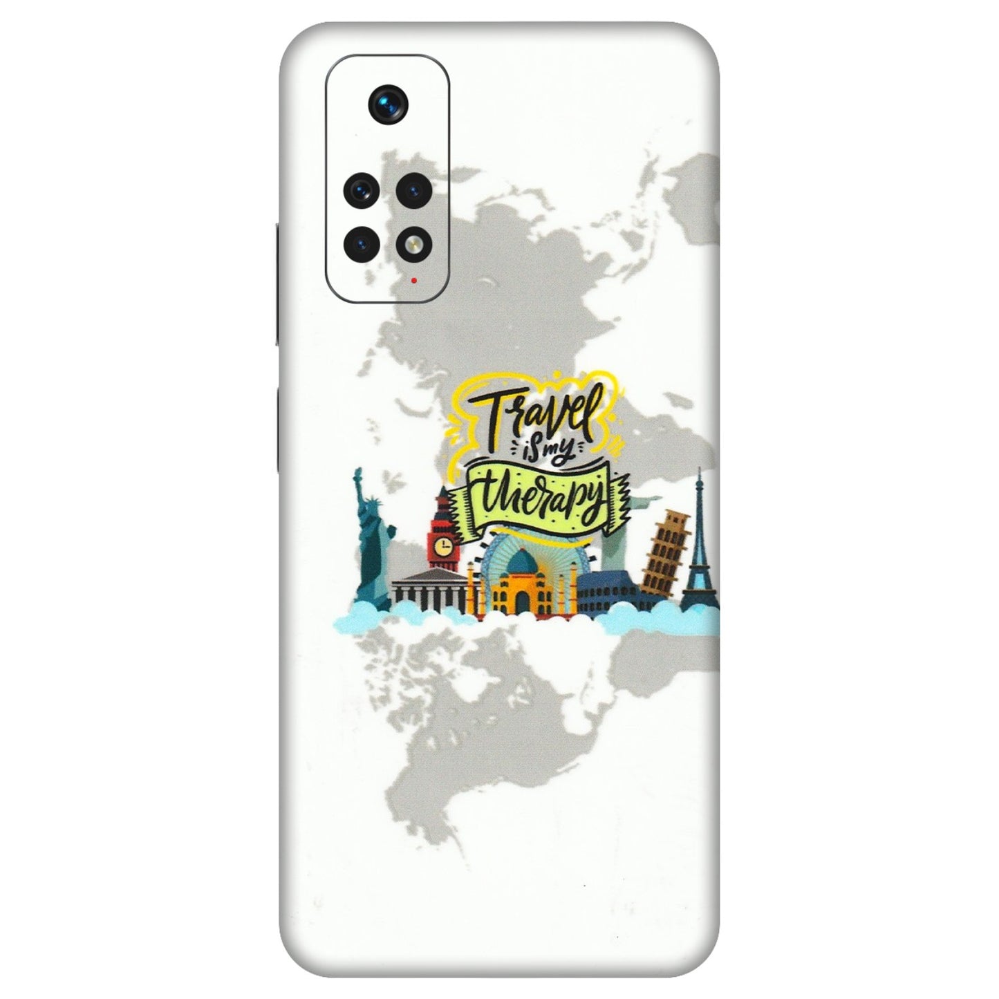 Xiaomi Redmi Phone Skins (All Models) - Travel Therapy - 3D Embossed Finish (L-199) Redmi Note 11
