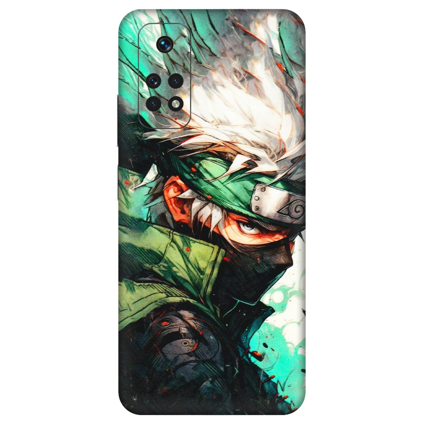 Xiaomi Redmi Phone Skins (All Models) - Kakashi Side Profile - 3D Embossed Finish (L-249) Redmi Note 11