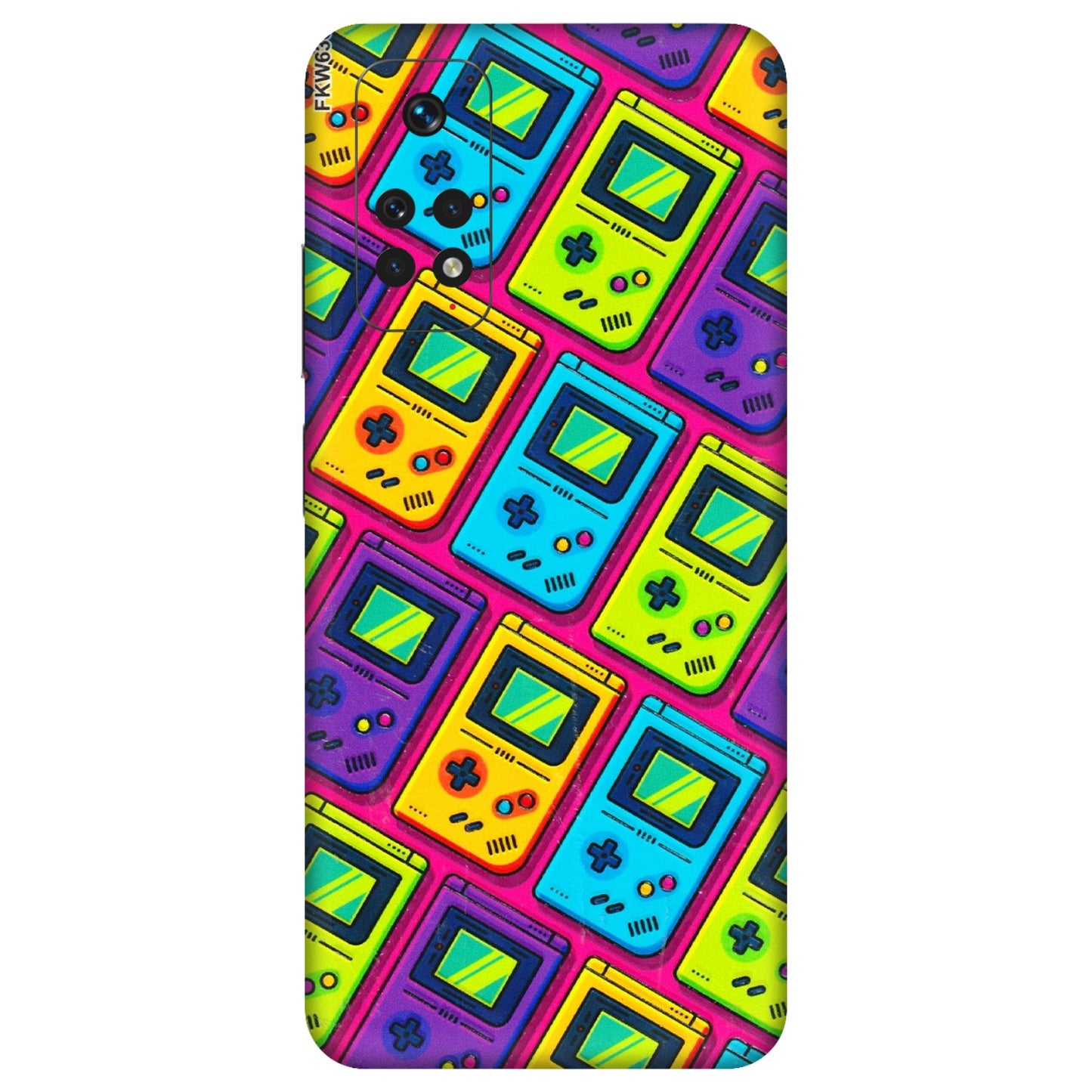 Xiaomi Redmi Phone Skins (All Models) - Gameboy Colourful - 3D Embossed Finish (L-266) Redmi Note 11