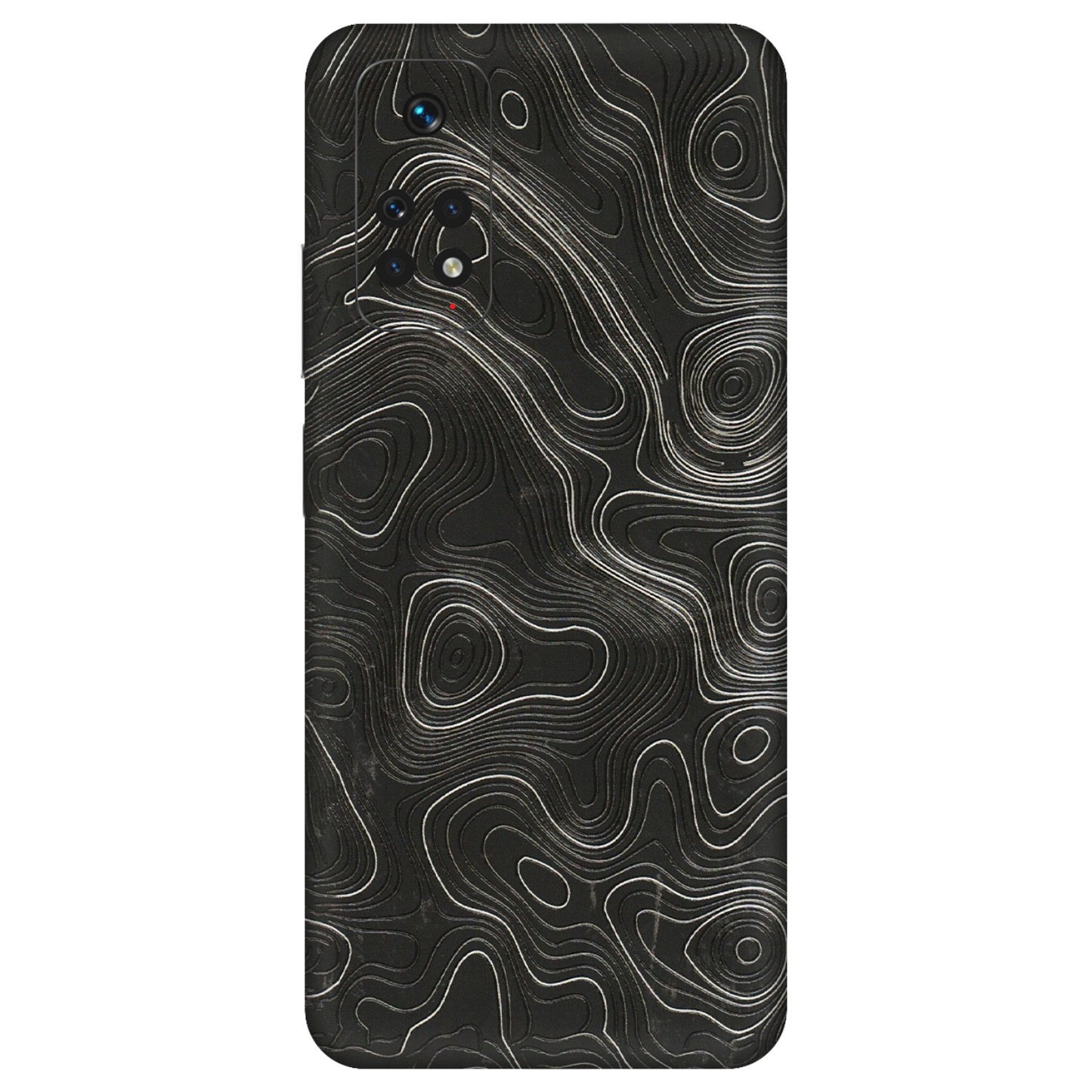 Xiaomi Redmi Phone Skins (All Models) - Abstract White Line Map - 3D Embossed Finish (L-269) Redmi Note 11