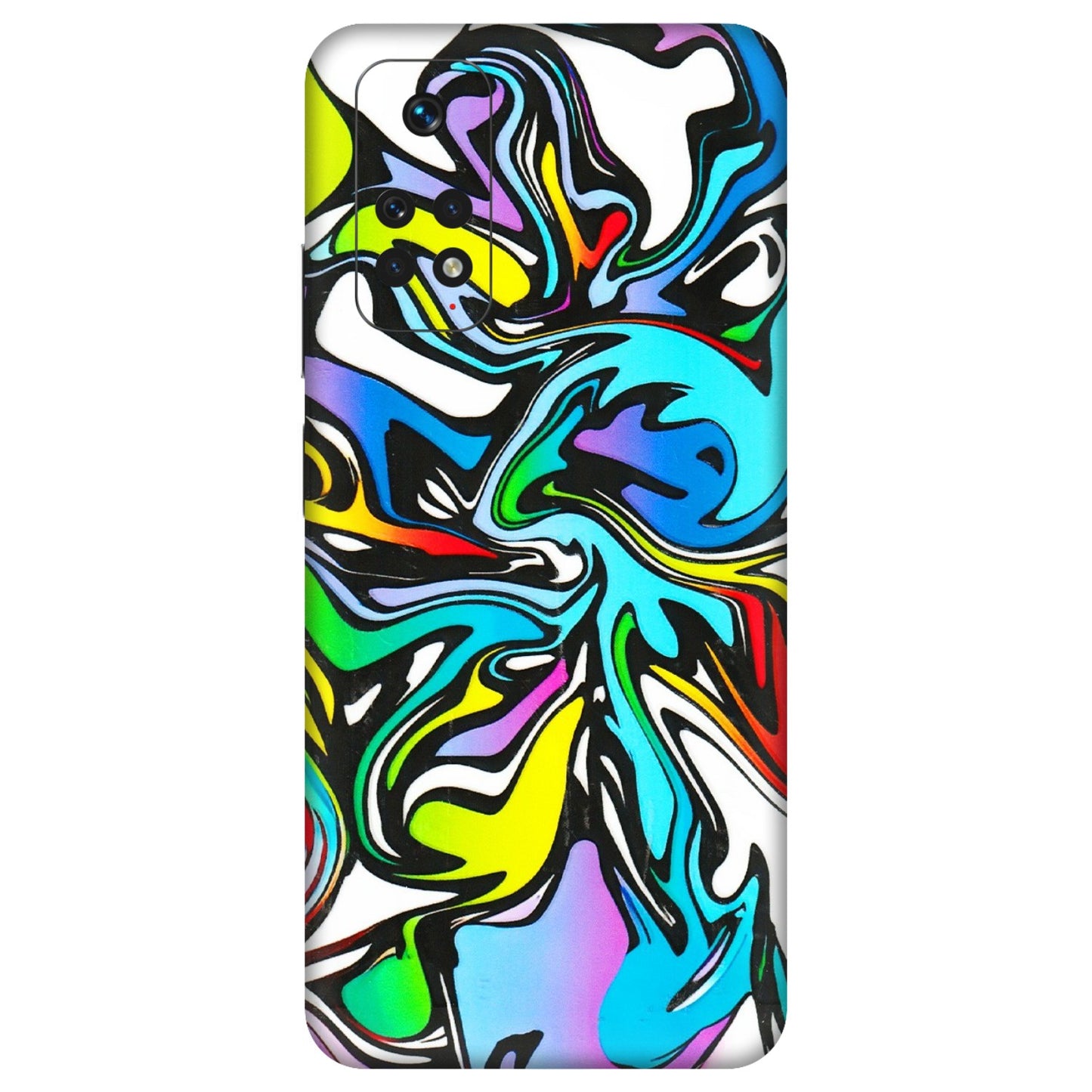Xiaomi Redmi Phone Skins (All Models) - Abstract Colour Paints - 3D Embossed Finish (L-271) Redmi Note 11