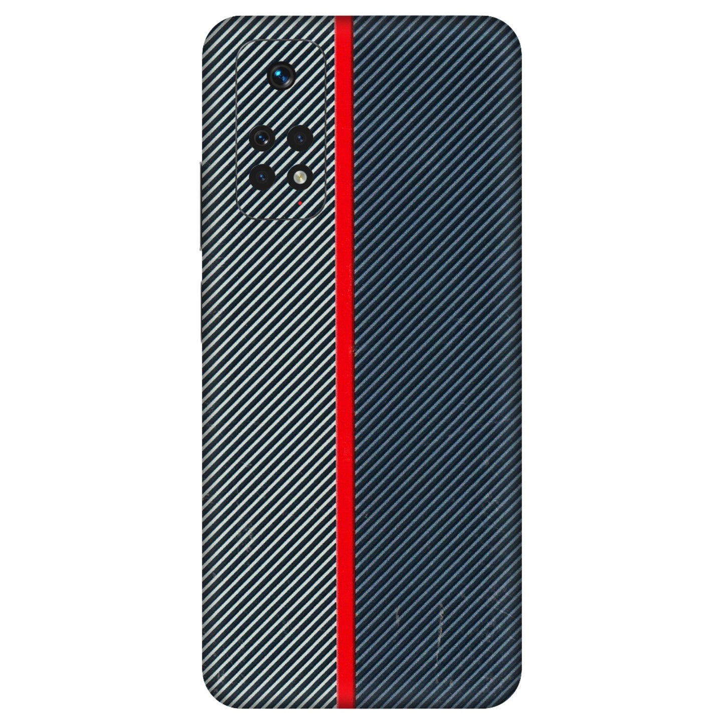Xiaomi Redmi Phone Skins (All Models) - Blue Sober Lines - 3D Embossed Finish (L-305) Redmi Note 11