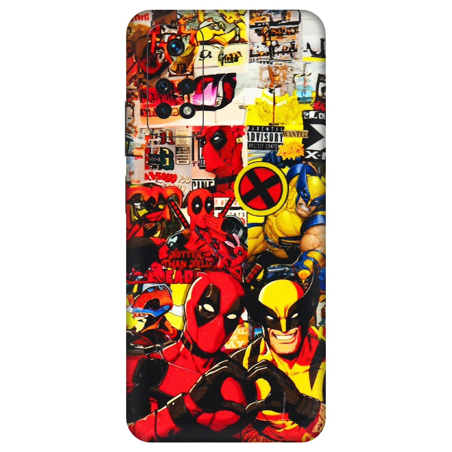 Xiaomi Redmi Phone Skins (All Models) - Spidy Wolverine - 3D Embossed Finish (L-310) Redmi Note 11