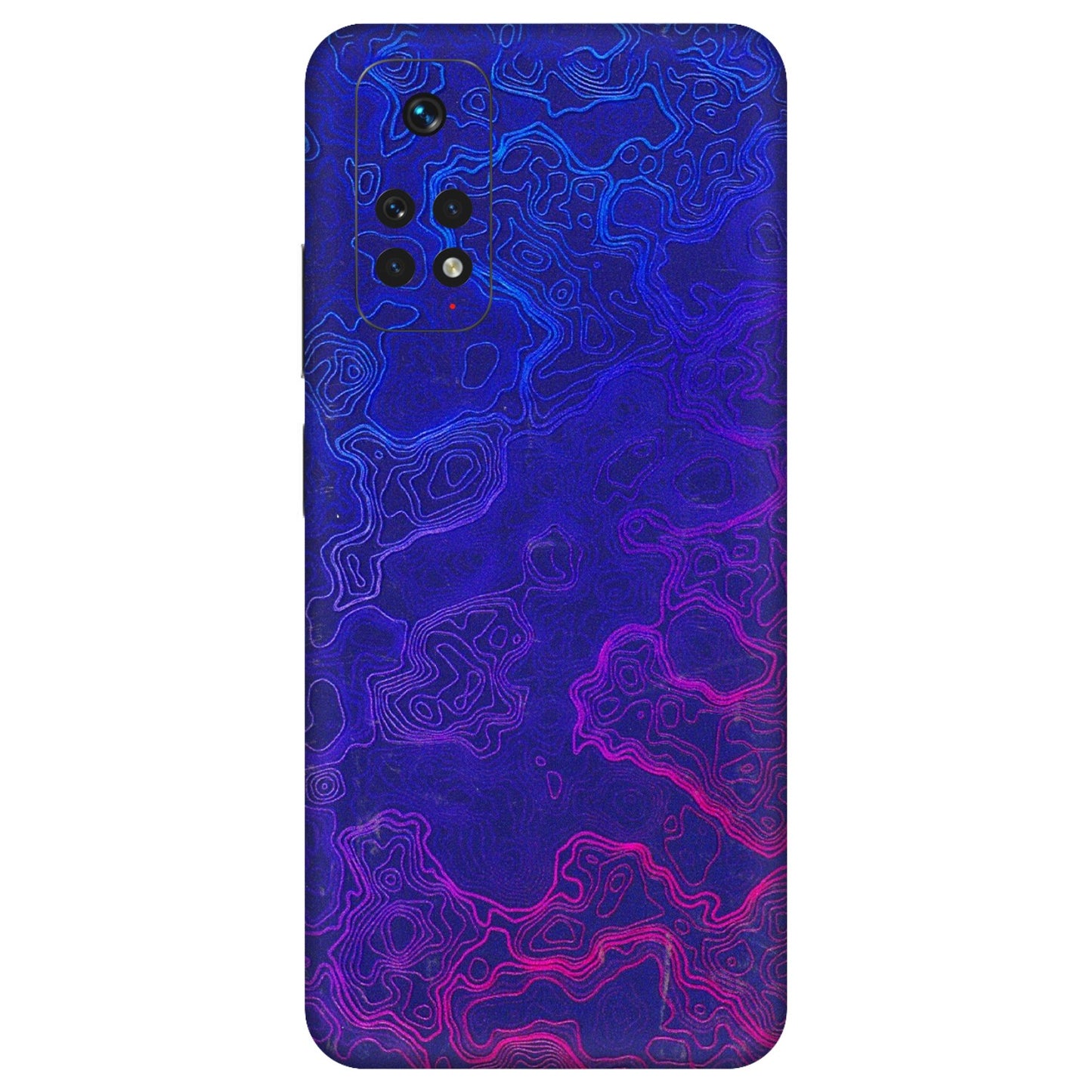 Xiaomi Redmi Phone Skins (All Models) - Purple Ripples Swirl - 3D Embossed Finish (L-314) Redmi Note 11