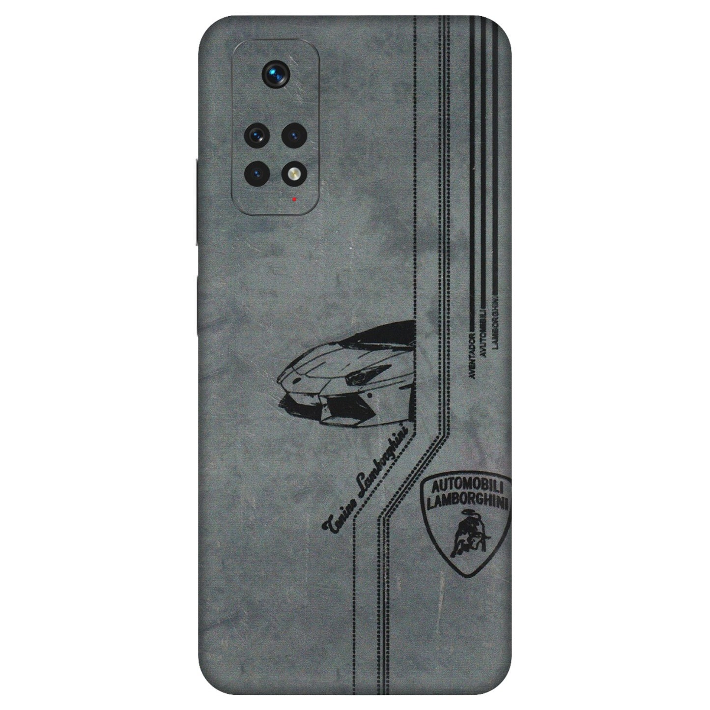 Xiaomi Redmi Phone Skins (All Models) - New Lamborgini Aventador - 3D Embossed Finish (L-321) Redmi Note 11